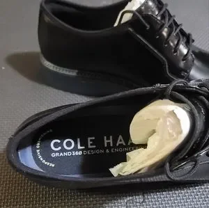 Cole Haan dress shoes. Black with blue soles. Size 12M Cole Haan | Shoes | Cole Haan Dress Shoes Black With Blue  main image 3